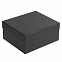Коробка Satin, большая, черная с логотипом в Нефтекамске заказать по выгодной цене в кибермаркете AvroraStore