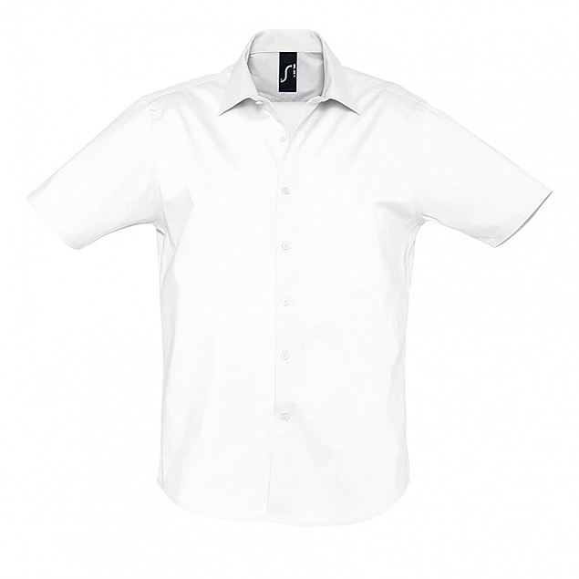 Рубашка мужская BROADWAY 140 с логотипом в Нефтекамске заказать по выгодной цене в кибермаркете AvroraStore