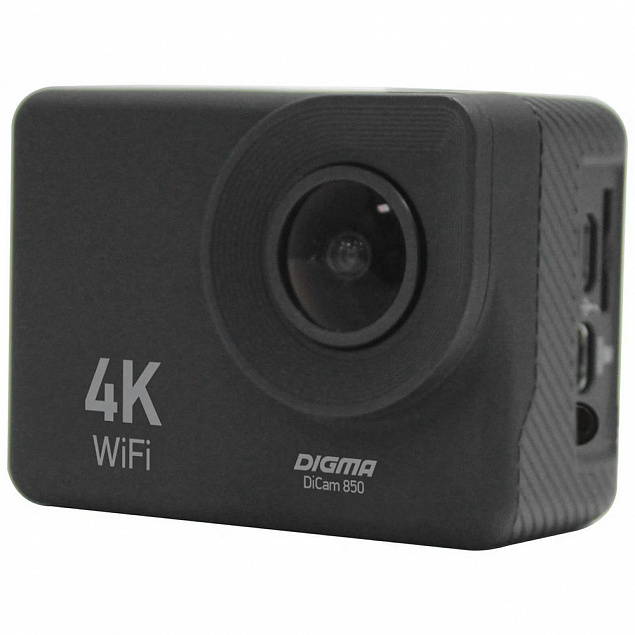 Экшн-камера Digma DiCam 850, черная с логотипом в Нефтекамске заказать по выгодной цене в кибермаркете AvroraStore