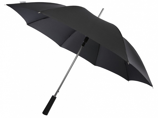 Pasadena 23-дюймовый зонт с механизмом автоматического открытия и алюминиевым штоком, серебристый с логотипом в Нефтекамске заказать по выгодной цене в кибермаркете AvroraStore