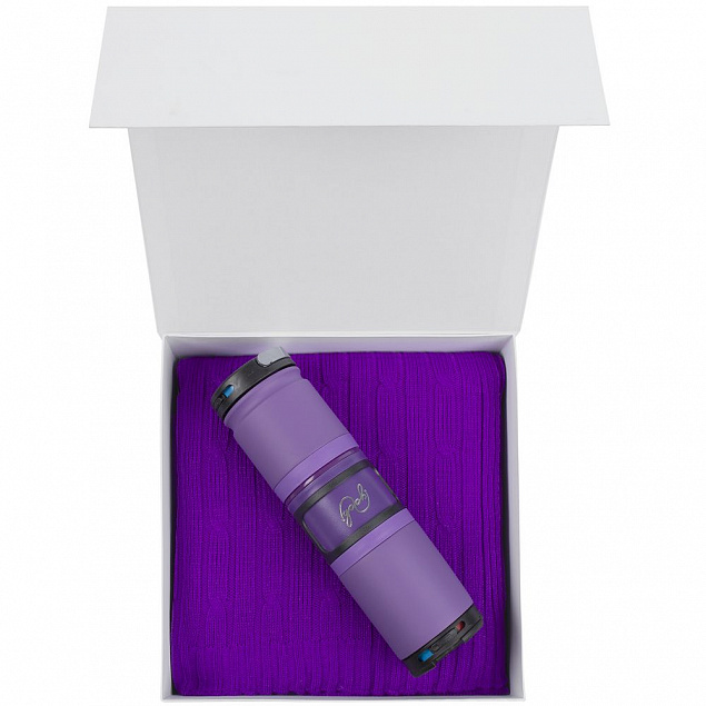 Коробка Quadra, белая с логотипом в Нефтекамске заказать по выгодной цене в кибермаркете AvroraStore