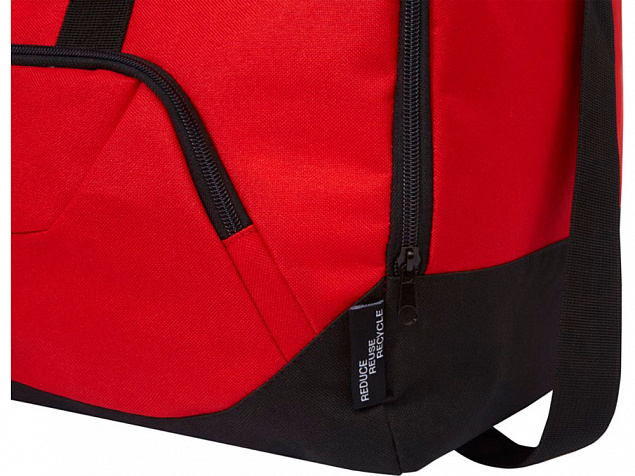 Спортивная сумка Retrend из вторичного ПЭТ, красный с логотипом в Нефтекамске заказать по выгодной цене в кибермаркете AvroraStore