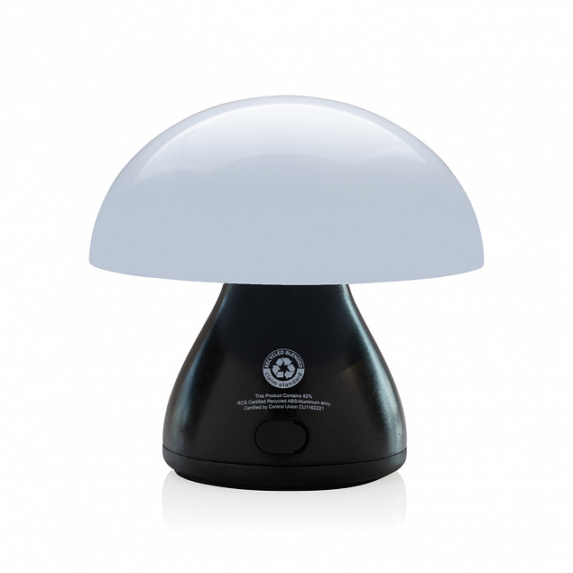 Беспроводная настольная лампа Luming из переработанного пластика RCS, IPX4 с логотипом в Нефтекамске заказать по выгодной цене в кибермаркете AvroraStore