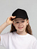 Бейсболка детская Standard Kids, черная с логотипом в Нефтекамске заказать по выгодной цене в кибермаркете AvroraStore