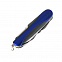 Карманный нож Kassel с 9 функциями, синий с логотипом в Нефтекамске заказать по выгодной цене в кибермаркете AvroraStore