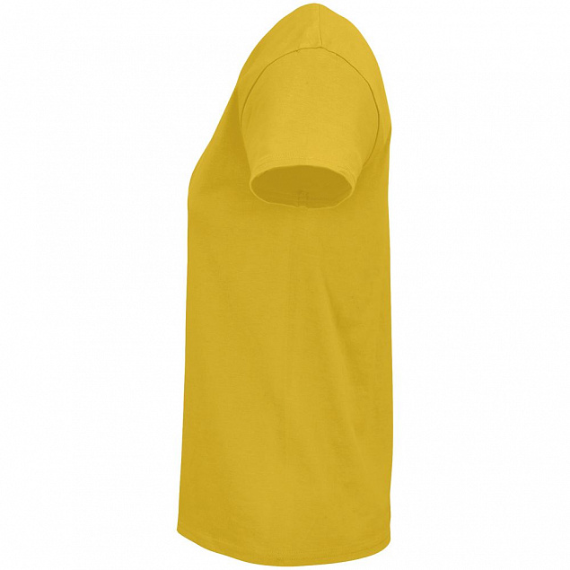 Футболка женская Crusader Women, желтая с логотипом в Нефтекамске заказать по выгодной цене в кибермаркете AvroraStore