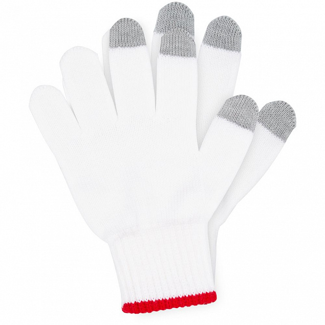Сенсорные перчатки на заказ Guanti Tok, полушерсть с логотипом в Нефтекамске заказать по выгодной цене в кибермаркете AvroraStore