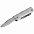 Туристический нож Liten Halp, серебристый с логотипом в Нефтекамске заказать по выгодной цене в кибермаркете AvroraStore