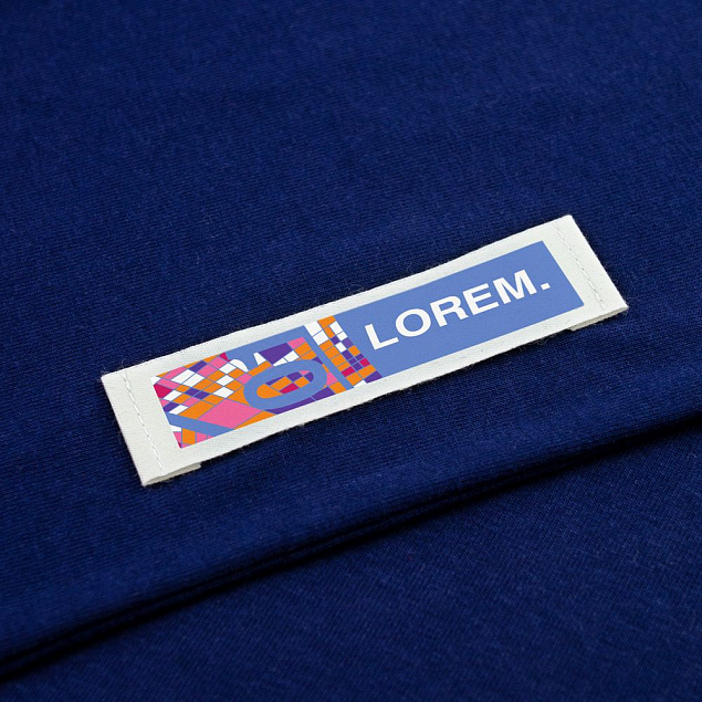 Лейбл хлопковый Doni, S, беленый с логотипом в Нефтекамске заказать по выгодной цене в кибермаркете AvroraStore