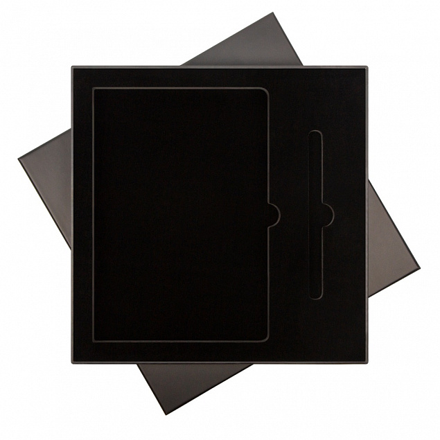 Подарочный набор Portobello/River Side черный (Ежедневник недат А5, Ручка) с логотипом в Нефтекамске заказать по выгодной цене в кибермаркете AvroraStore