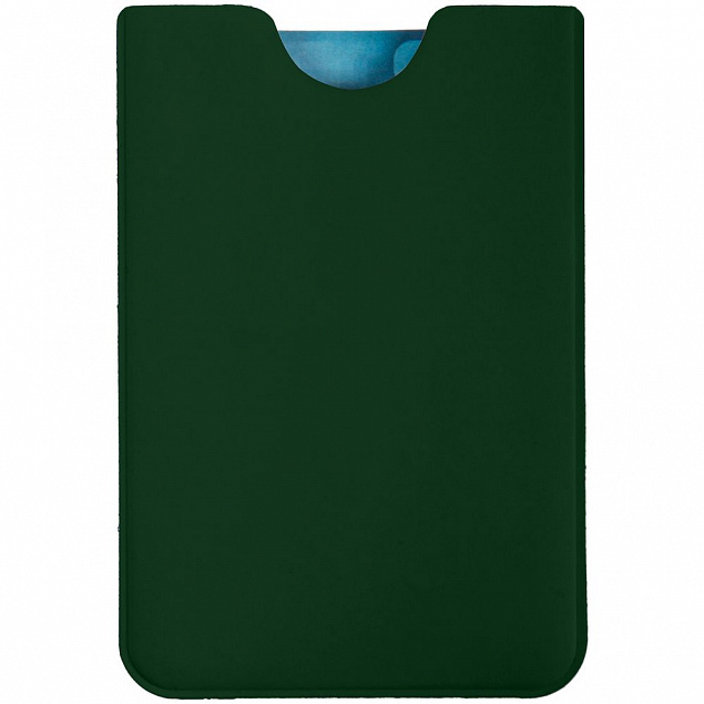Чехол для карточки Dorset, зеленый с логотипом в Нефтекамске заказать по выгодной цене в кибермаркете AvroraStore