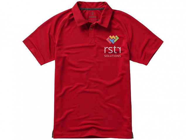 Рубашка поло Ottawa мужская, красный с логотипом в Нефтекамске заказать по выгодной цене в кибермаркете AvroraStore
