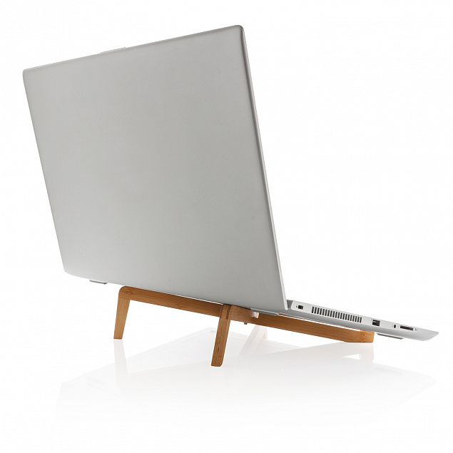 Складная подставка для ноутбука Bamboo с логотипом в Нефтекамске заказать по выгодной цене в кибермаркете AvroraStore