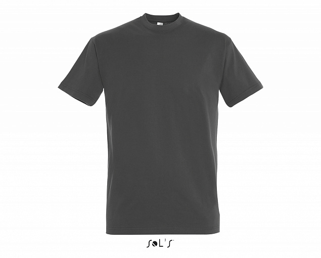 Фуфайка (футболка) IMPERIAL мужская,Темно-серый XS с логотипом в Нефтекамске заказать по выгодной цене в кибермаркете AvroraStore