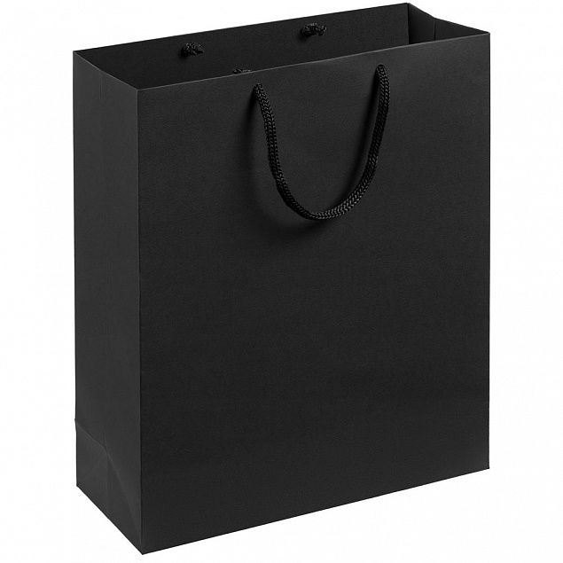 Пакет Wide, черный с логотипом в Нефтекамске заказать по выгодной цене в кибермаркете AvroraStore