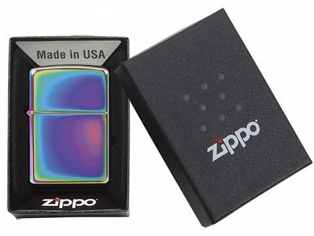 Зажигалка ZIPPO Classic с покрытием Spectrum™ с логотипом в Нефтекамске заказать по выгодной цене в кибермаркете AvroraStore