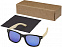 Taiyō, зеркальные поляризованные солнцезащитные очки в оправе из переработанного PET-пластика/бамбука в подарочной коробке, дерево с логотипом в Нефтекамске заказать по выгодной цене в кибермаркете AvroraStore