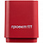 Беспроводная колонка с подсветкой логотипа Glim, красная с логотипом в Нефтекамске заказать по выгодной цене в кибермаркете AvroraStore