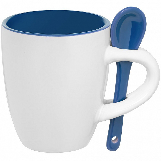 Набор для кофе Pairy, синий с логотипом в Нефтекамске заказать по выгодной цене в кибермаркете AvroraStore