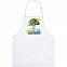 Фартук «На здоровье!», белый с логотипом в Нефтекамске заказать по выгодной цене в кибермаркете AvroraStore