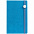 Ежедневник Nova Round, недатированный, голубой с логотипом в Нефтекамске заказать по выгодной цене в кибермаркете AvroraStore