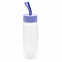 Бутылка для воды Flappy, фиолетовый с логотипом в Нефтекамске заказать по выгодной цене в кибермаркете AvroraStore