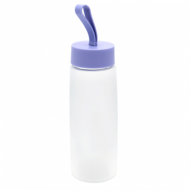 Бутылка для воды Flappy, фиолетовый с логотипом в Нефтекамске заказать по выгодной цене в кибермаркете AvroraStore