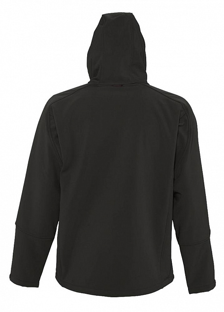 Куртка мужская с капюшоном Replay Men 340, черная с логотипом в Нефтекамске заказать по выгодной цене в кибермаркете AvroraStore