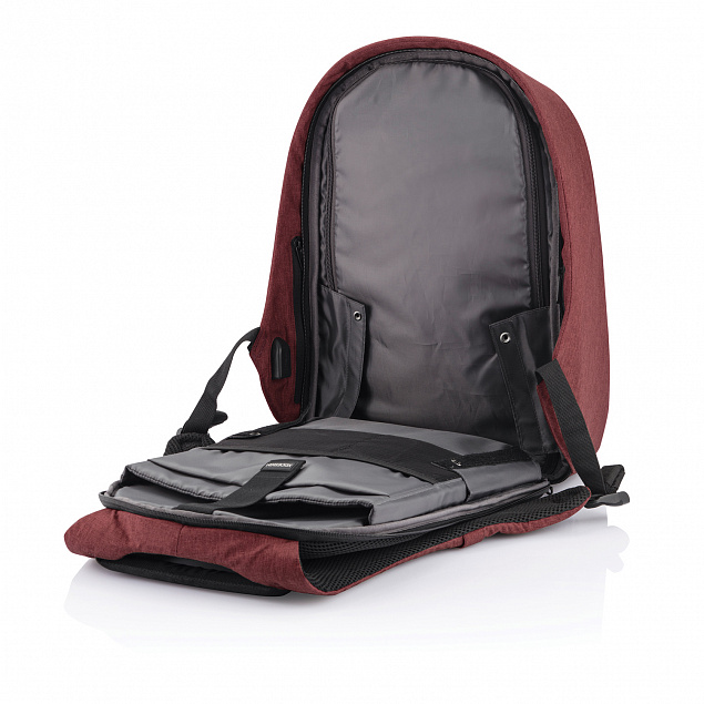 Антикражный рюкзак Bobby Hero Regular, красный с логотипом в Нефтекамске заказать по выгодной цене в кибермаркете AvroraStore