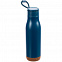 Термобутылка Steady, синяя с логотипом в Нефтекамске заказать по выгодной цене в кибермаркете AvroraStore