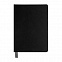 Ежедневник недатированный Softie, А5, черный, блок в клетку, серый обрез с логотипом в Нефтекамске заказать по выгодной цене в кибермаркете AvroraStore