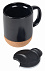 Кружка DAY & NIGHT черный, коричневый с логотипом в Нефтекамске заказать по выгодной цене в кибермаркете AvroraStore