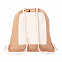 Рюкзак Eco-Pure из джута, коричневый с логотипом в Нефтекамске заказать по выгодной цене в кибермаркете AvroraStore