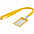 Карман для бейджа с лентой Staff, серый с логотипом в Нефтекамске заказать по выгодной цене в кибермаркете AvroraStore