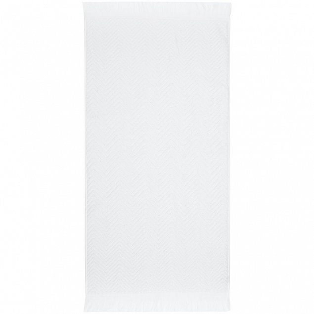 Полотенце Morena, среднее, белое с логотипом в Нефтекамске заказать по выгодной цене в кибермаркете AvroraStore