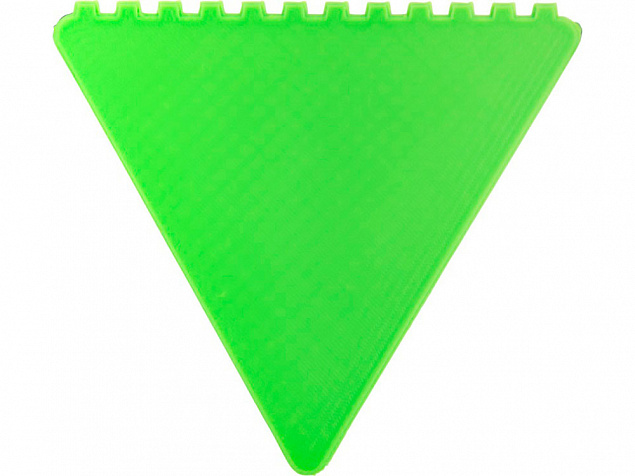Треугольный скребок Frosty 2.0 , зеленый с логотипом в Нефтекамске заказать по выгодной цене в кибермаркете AvroraStore