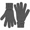 Перчатки Alpine, серый меланж с логотипом в Нефтекамске заказать по выгодной цене в кибермаркете AvroraStore