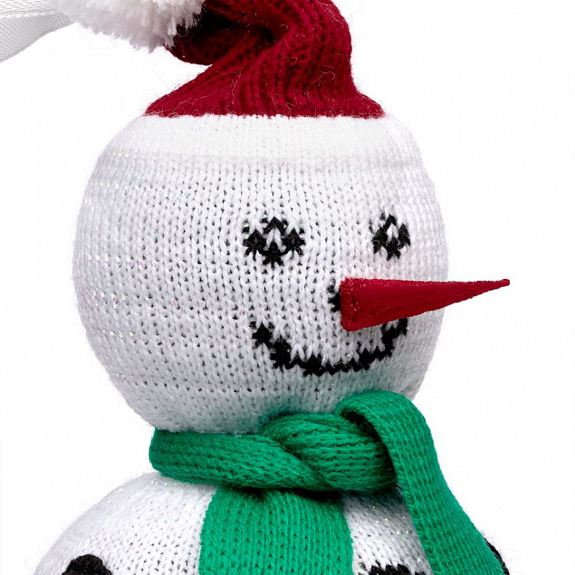 Елочная игрушка «Снеговик» с логотипом в Нефтекамске заказать по выгодной цене в кибермаркете AvroraStore