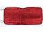 Автомобильный солнцезащитный экран Noson, красный с логотипом в Нефтекамске заказать по выгодной цене в кибермаркете AvroraStore