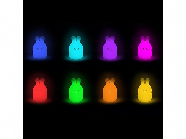 Ночник LED Rabbit с логотипом в Нефтекамске заказать по выгодной цене в кибермаркете AvroraStore