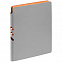 Ежедневник Flexpen, недатированный, серебристо-оранжевый с логотипом в Нефтекамске заказать по выгодной цене в кибермаркете AvroraStore