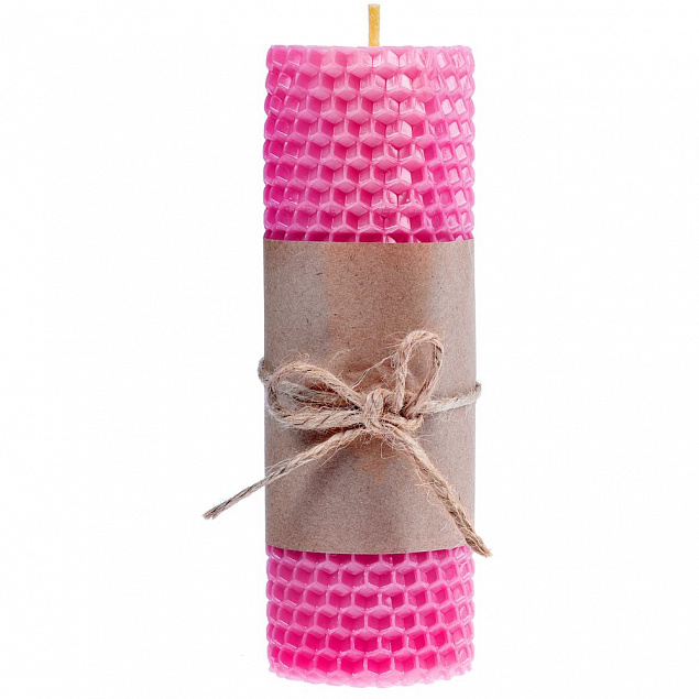 Свеча Fire Fairy, розовая с логотипом в Нефтекамске заказать по выгодной цене в кибермаркете AvroraStore