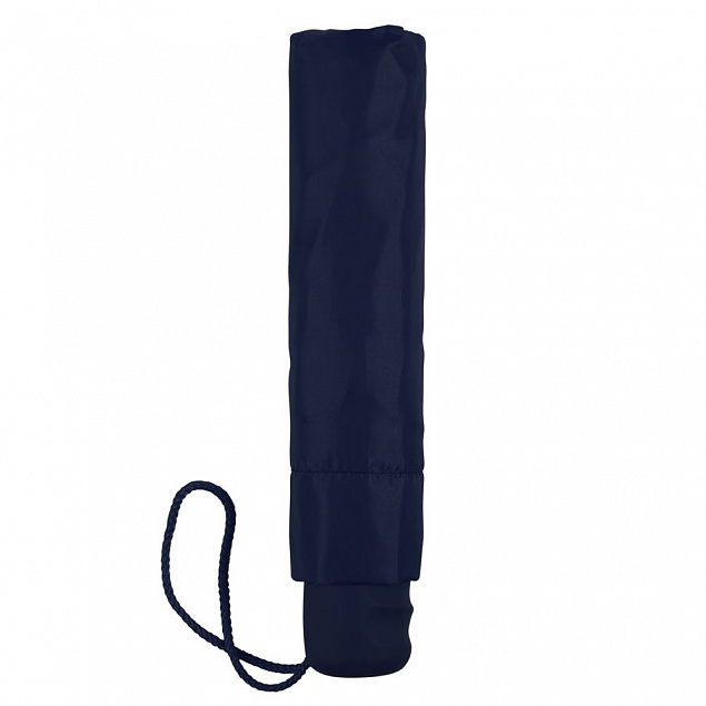 Зонт складной Basic, темно-синий с логотипом в Нефтекамске заказать по выгодной цене в кибермаркете AvroraStore