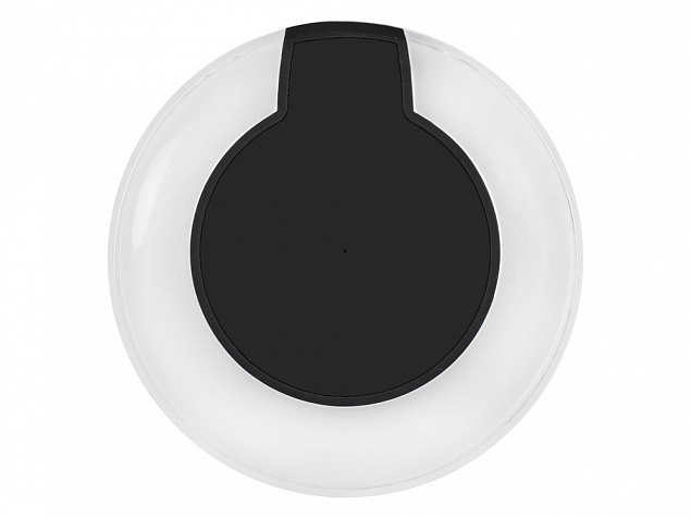 Беспроводное зарядное устройство Pod со светодиодной подсветкой с логотипом в Нефтекамске заказать по выгодной цене в кибермаркете AvroraStore