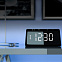 Часы настольные Bridge с функцией беспроводной зарядки с логотипом в Нефтекамске заказать по выгодной цене в кибермаркете AvroraStore