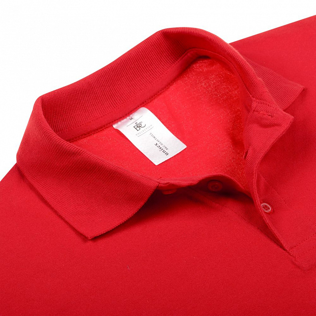 Рубашка поло Heavymill красная с логотипом в Нефтекамске заказать по выгодной цене в кибермаркете AvroraStore