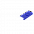 Корпус для флешки Designer Синий с логотипом в Нефтекамске заказать по выгодной цене в кибермаркете AvroraStore
