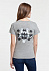 Футболка женская «Подсознательность», серый меланж с логотипом в Нефтекамске заказать по выгодной цене в кибермаркете AvroraStore