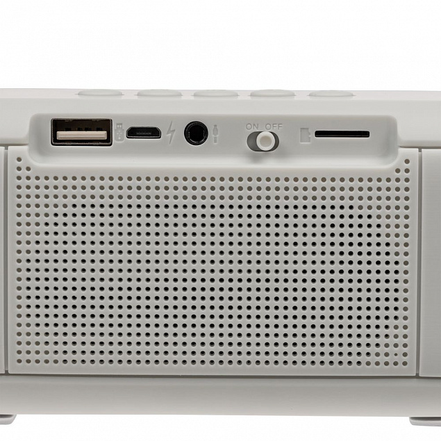 Беспроводная стереоколонка Uniscend Roombox, светло-серая с логотипом в Нефтекамске заказать по выгодной цене в кибермаркете AvroraStore