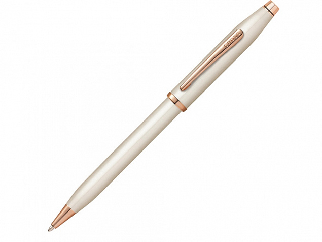 Шариковая ручка Cross Century II Pearlescent White Lacquer с логотипом в Нефтекамске заказать по выгодной цене в кибермаркете AvroraStore